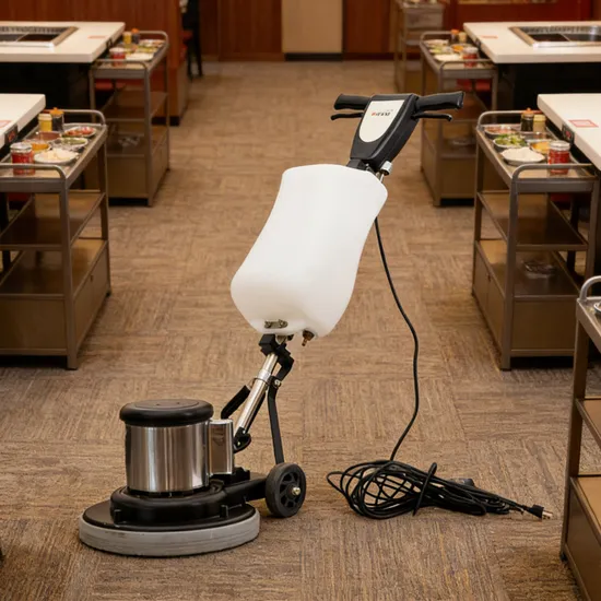 Floor Polishing Machine At201 Single Disc 2HP 175rpm 2000W Ipx5 Commercial Wooden Floor Care Device Polisher
